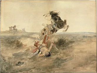 Fallen indisk kriger