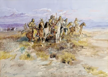 Indian Scouting Party, 1897
