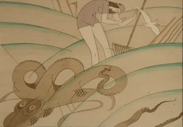 The Octopus, ca. 1920 (stensil på papir)