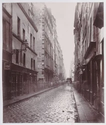 Rue de Gravilliers, fra rue du Temple, Paris, 1858-78