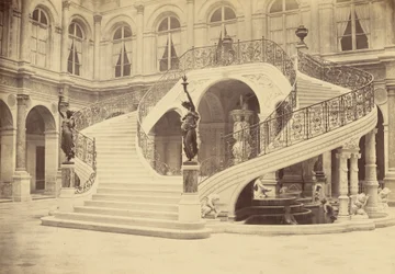 [Trapp, interiør i Hôtel de Ville]