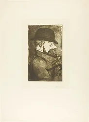 Portrett av Toulouse-Lautrec, fra det første albumet til L#39;Estampe originale