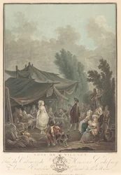 Noce de Village Village Wedding, 1785.