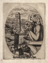 Etsninger av Paris: Gargoylen