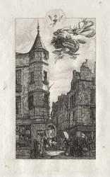 Etsninger av Paris: Turret, rue de l
