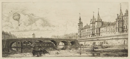 Le Pont-Au-Change (etsing)