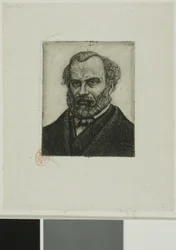 Portrett av Armand Guéraud fra Nantes, trykker og litterat