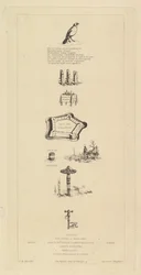 Rebus: Béranger var egentlig ikke sterk, for han hadde aldri nøkkelen til åkrene, 1863.