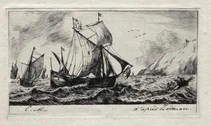 Gallioten til Jean de Vyl fra Rotterdam, 1850.