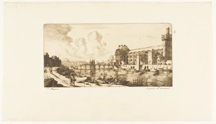 «Mademoiselle-paviljongen» og en del av Louvre