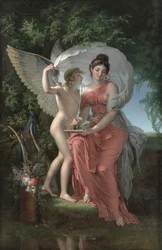 Erato, den lyriske poesiens muse, 1800