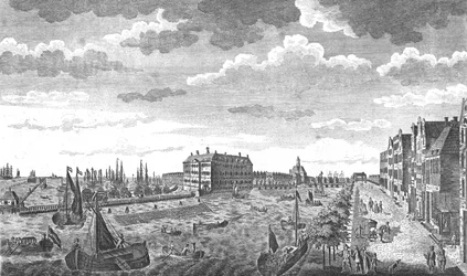 Admiralitetskontoret, Amsterdam, Holland, c1778. Artister: Ukjent, Charles Middleton.