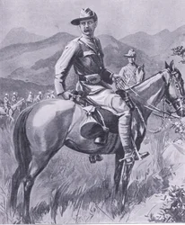 Brigadegeneral Lumer, fra After Pretoria: The Guerilla War utgitt av Harmsworth Bros Limited, 1901