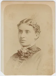 Carte de vision eller Lottie Grimke, ca. 1870