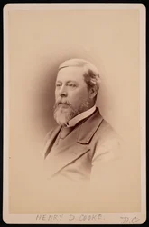 Portrett av Henry David Cooke 1825-1881, før 1881.