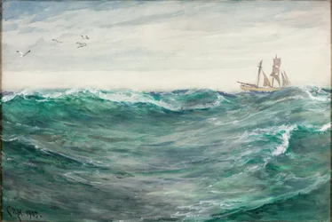 Utenfor Fowey; vestlig vind