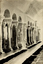 Interiør fra klostergangen i Saint-Trophime, Arles