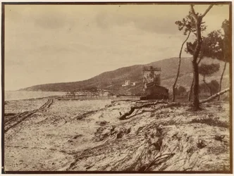 Stranden ved Golfe-Juan mot Cap de la Croisette