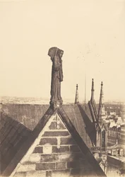 Oppstandelsens engel på taket av Notre-Dame, Paris