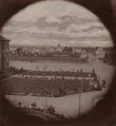 Imperial Asylum of Vincennes, utsikt over Charenton, 1858-59.