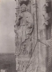Evangelisten Johannes, Chartres-katedralen, ca. 1854 (bilde)