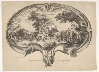 The Triumph of David, fra en fan av Jacques Callot