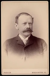 Portrett av Dr. James Milton Flint 1838-1919, mellom 1887 og 1904.