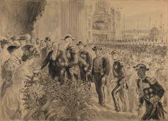 Åpningen av den internasjonale utstillingen i Liège i 1905
