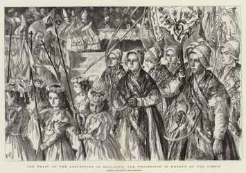 Himmelfartsfesten i Boulogne, prosesjonen til ære for jomfruen