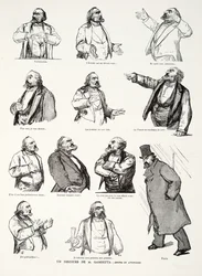 En tale av M. Gambetta: Gestures and Attitudes, fra History of the Third Republic, Vol. I, Politisk historie, pub.1933