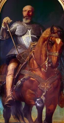 Stormester John av Valletta (1496-1568) (olje på lerret)