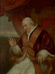 Portrett av pave Pius VIII 1761-1830, 1828.