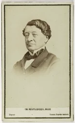 Portrett av Laborde Léon, diplomat, arkeolog og kurator ved Louvre, ca. 1860-90 (bilde)