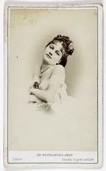 Portrett av skuespillerinnen Henriette Victoire Drouard (1851-1923).