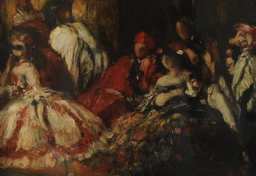 A Fancy Dress Dinner Party, ca. 1903
