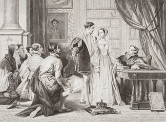 Lady Jane Greys motvilje mot å akseptere kronen, Sion House, 8. juli 1553, fra 