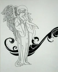 Angel and Baby, illustrasjon fra 