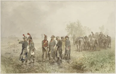 Møte med franske offiserer i Holland, 1793