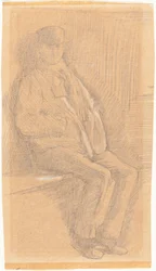 Sittende mann