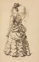 Studie for "Sinn og materie"
