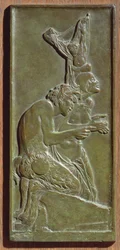 Nymfe og Satyr, ca. 1930 (bronse) (se også 165266)