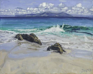 Breaking Wave, 2016 (olje på lerret)