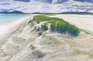 Corran Aird a#39; Morain, North Uist, 2012 (olje på lerret)