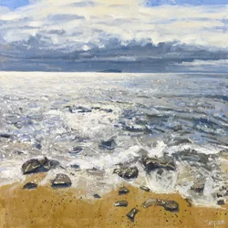 Crail Shore, 2015 (olje på lerret)