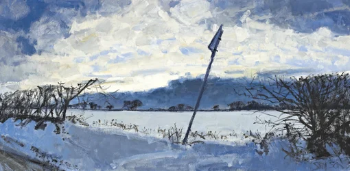 Desember ettermiddag, 2011 (olje på lerret)