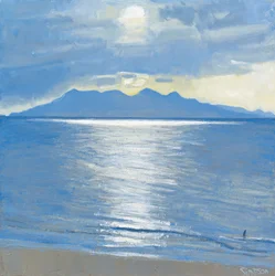 Kveldsbader, 2014 (olje på lerret)