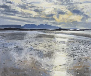 Kveldslys, lavvann, 2013 (olje på lerret)