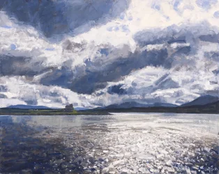 Passing Duart, 2017 (olje på lerret)