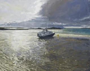 Storm nærmer seg, 2017 (olje på lerret)