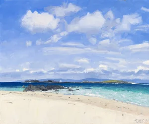 Sommerhimmel, Iona, 2015 (olje på lerret)